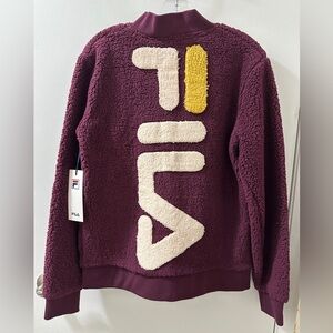 Fila Deep Purple Textured Outerwear